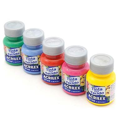 Imagem de Tinta para Tecido 37 ml Acrilex Avulso Caqui 986