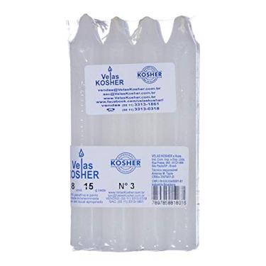 Imagem de Velas N.03 8 Unidades Kosher Parve