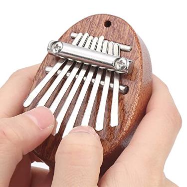 Imagem de 01 Kalimba de Dedo, Piano de Polegar 8 Chaves, Madeira