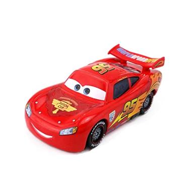 Imagem de Disney Pixar Carros 3 Hamilton Jackson Storm Ramirez Relâmpago McQueen 1:55 veículo fundido liga de metal menino crianças brinquedos presente de Natal (cor: azul pavão)