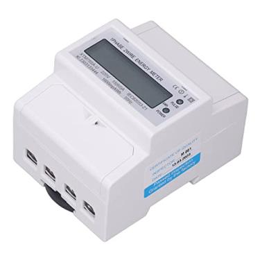 Imagem de Medidor de Energia Em Trilho DIN, Medidor de Energia Elétrica DC220V Compensado por Baixa Temperatura de Erro Fácil de Transportar para Shopping Centers