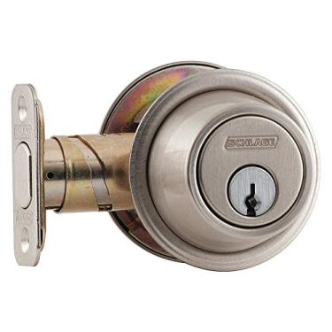 Imagem de Schlage B560P 619 B560P cilindro único X Thumbturn 619, níquel acetinado