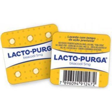 Imagem de Lacto Purga 5Mg Com 6 Comprimidos Revestidos - Lacto-Purga