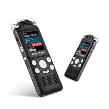 Imagem de Gravador Digital Ativado Por Voz 8gb 3 Mic Grava 360 Graus