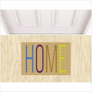 Imagem de Tapete Home Colorido Medida Porta