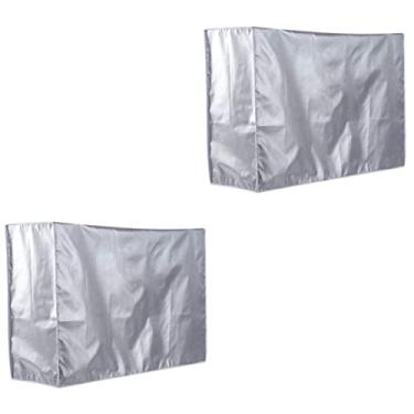 Imagem de ABOOFAN 2 Peças Capa De Ar Condicionado Capa De Ar Condicionado Capa De Bomba De Piscina Para Unidades Externas Almofadas De Resfriamento De Pântano Capa Ac Para Unidade Externa Capa De