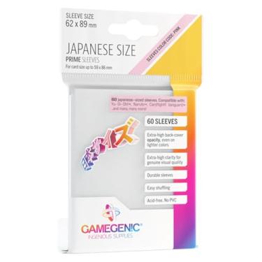 Imagem de Galápagos, Gamegenic: Prime Japanese Sized Sleeves Branco, Acessório