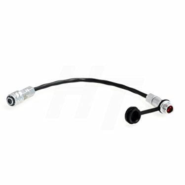 Imagem de HangTon Cabo de alimentação BMPCC 4K 6K Pro Weipu 2 pinos macho para fêmea para câmera Blackmagic Design Pocket Cinema (10 cm)