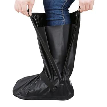 Imagem de Capa Protetora Chuva Impermeável Á Prova Dágua Antiderrapante Bota Sapato Galocha Premium Protetor Pé Tênis Moto Adulto Para Motociclista Motoqueiro