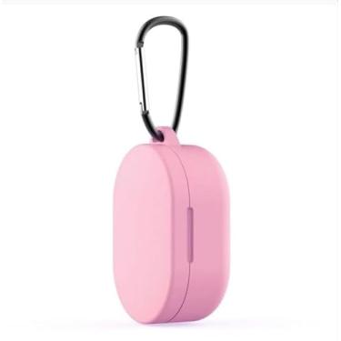 Imagem de Case Capa Protetora de Silicone Flexível compatível MI e REDMI AirDots - Nandos-Store (AirDots 3, Rosa claro)