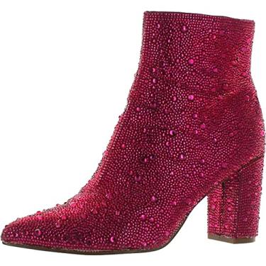 Imagem de Betsey Johnson Bota feminina de cano curto Sb-Cady, Fúcsia, 36