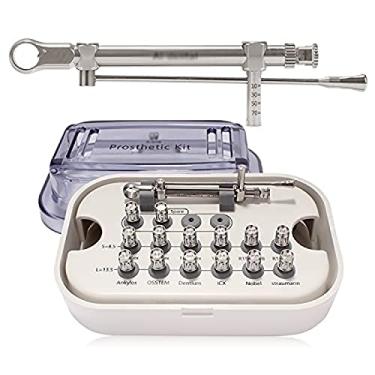 Imagem de Kit protético universal para implante dentário, chave de torque, catraca com drivers e chave de fenda, equipamento de broca dentária 69tranquilidade