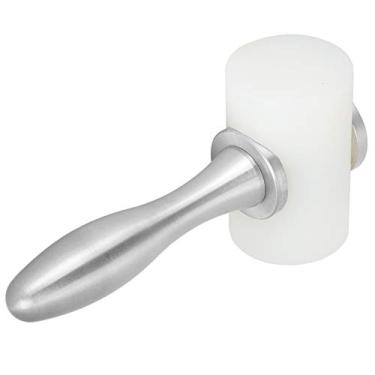 Imagem de Martelo de Nylon Marreta Artesanal de Couro Martelo de Couro (Cabo de alumínio dupla extremidade (cola branca))