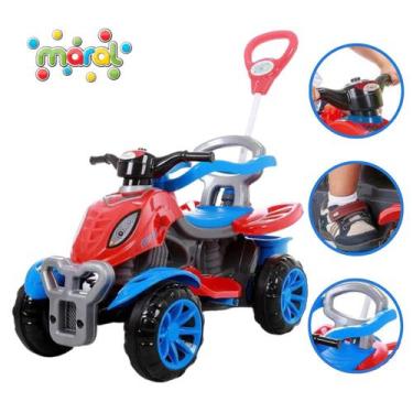 Imagem de Carrinho Passeio Pedal Com Proteção Para Criança - Maral Brinquedos