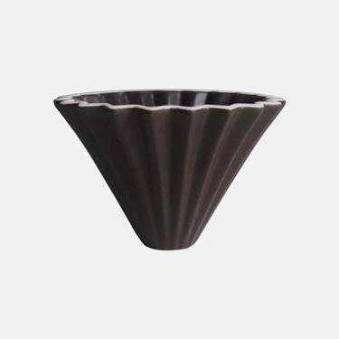 Imagem de Goodening Copo de filtro de origami, cafeteira de cerâmica, gotejador de café não elétrico, cafeteira manual fácil, xícaras individuais de porcelana para casa, café, acampamento, presentes de café