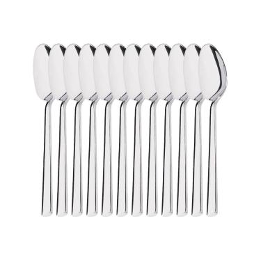 Imagem de Kit 12 Colheres de Mesa Hercules Mykonos Aço Inox 4000-001