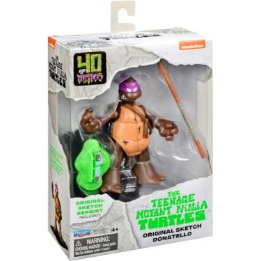 Imagem de SUNNY, Tartarugas NInja, Boneco Donatello, Donnie (Sketch), Com Acessórios - 11cm