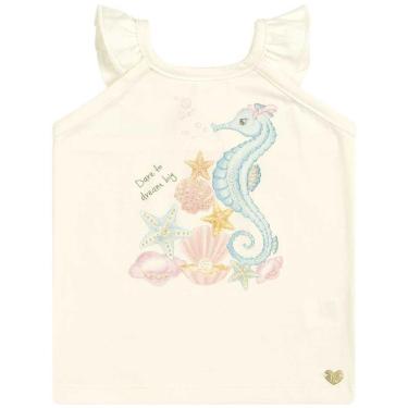 Imagem de Blusa Infantil Verão Cavalo Marinho - Kaiani-Feminino