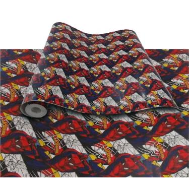 Imagem de Plastico Adesivo 45Cmx10M Spider-Man Pvc-Rolo - 77504