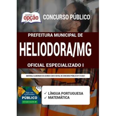 Imagem de Apostila Prefeitura Heliodora Mg - Oficial Especializado 1 - Apostilas