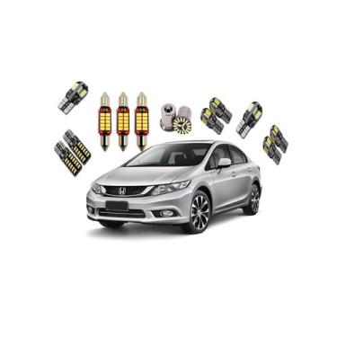Imagem de Kit de Lâmpadas Internas CanBus Honda New Civic 2008 2009 - T10