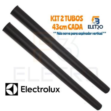Imagem de 2x Tubo Extensor 43cm para Aspirador de Pó Electrolux 32mm