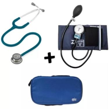 Imagem de Kit Estetoscópio Littmann + Esfigmo + Case - Cores Variadas -  Littman