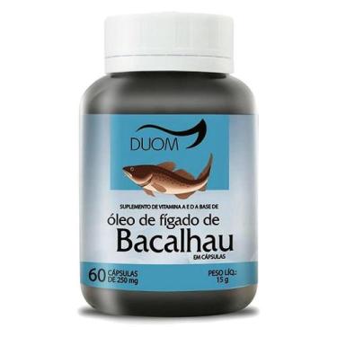 Imagem de Óleo De Fígado De Bacalhau 60Cps 250Mg Duom