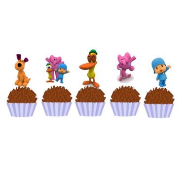 Imagem de tag de doce  pocoyo 100unid - marilinda