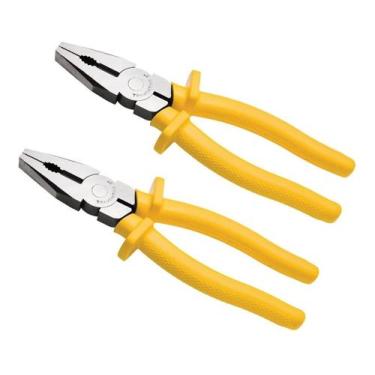 Imagem de Kit 2 Alicate Tramontina Master 8  Isolado 1000V Amarelo - 41001108 - 