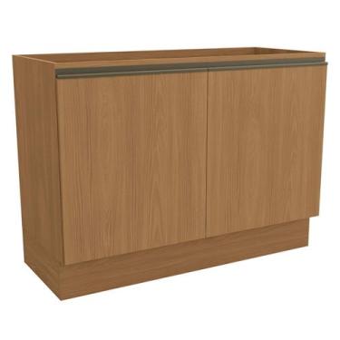 Imagem de Armário de Cozinha Balcão de Pia 1,20m 2 portas G745 Maxxi Canela Kapp