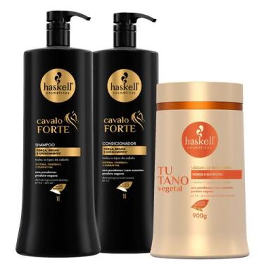 Imagem de Kit Haskell Cavalo Forte Shp/Cond 1L + Máscara Tutano 900g