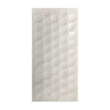 Imagem de Tapa Furo Adesivo PVC Branco Tx 13mm Cartela c/50unid Eb3