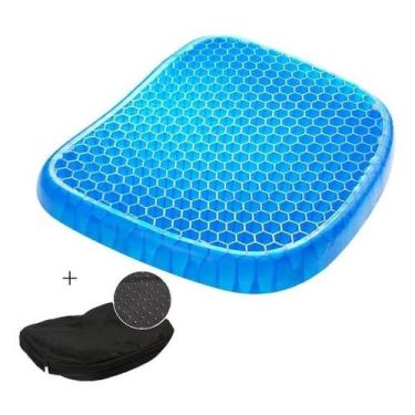Imagem de Almofada De Gel Silicone Escaras Ortopédico Egg Sit Capa Pro - Sunny A