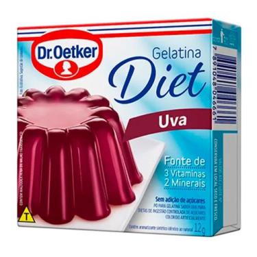 Imagem de Gelatina de Uva Diet Dr. Oetker 12g