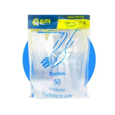 Imagem de Kit garfo/faca refeição cristal 25 pares - Elite