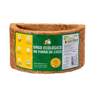 Imagem de Meio Vaso West Garden Ecológico de Fibra de Coco