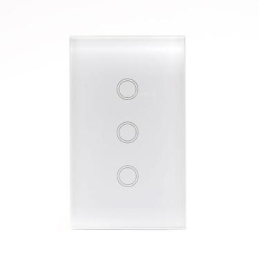 Imagem de Interruptor Inteligente Wi-fi Vess Touch 4x2 - 3 Teclas