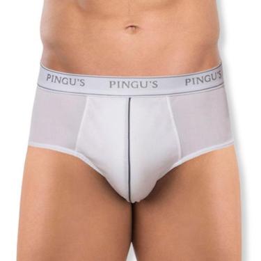 Imagem de Kit c/ 3 Cueca Slip de Poliamida Elástico Reforçado Pingus - Pingu's /