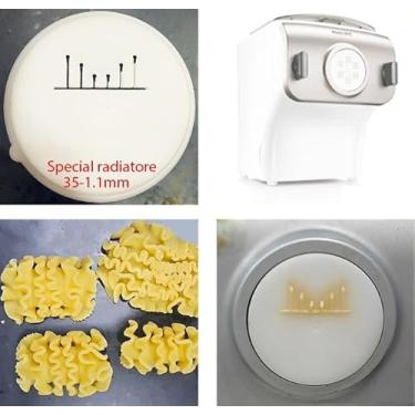 Imagem de PASTADISC Disco em forma de macarrão de radiador adequado para máquina automática de macarrão e macarrão Philips, disco compatível com acessório de máquina de macarrão Philips, acessório de máquina de