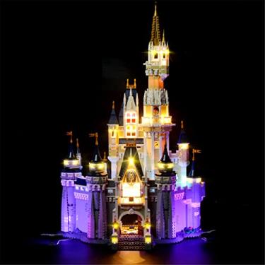 Imagem de MENZAVA LED Light Set Compatible with 71040 The Disney Castle Building Blocks Model - Model Set NOT Included