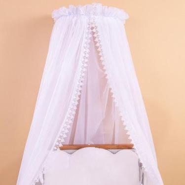 Imagem de Mosquiteiro de Voil para Dossel de Parede Berco Quarto Bebe - Amora Ca