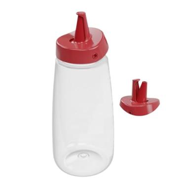 Imagem de Bisnaga Grande Ketchup Mostarda Maionese 520ml Tampa Flip (Vermelha)