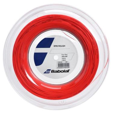 Imagem de Corda Babolat RPM Rough 16L 1.30mm Vermelha - Rolo com 200 Metros