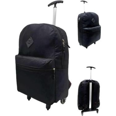 Imagem de Mochila De Rodinha Juvenil Masculino Feminino Escolar Viagem - Sport