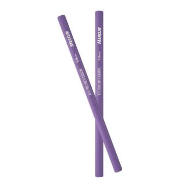 Imagem de Kit 02 Refil Caneta Borracha Colorida 6.6mm Mercur (Cor à Escolher)., 