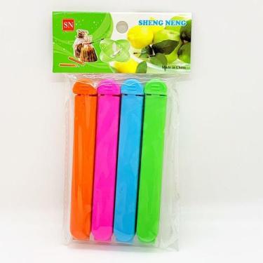 Imagem de Prendedor de Embalagens Plástico - 4 unidades - Rizzo - blessed