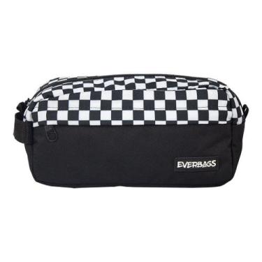 Imagem de Estojo Necessaire Escolar Trabalho Viagem Organizador Bolso Divisória 