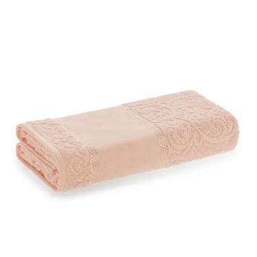 Imagem de Toalha de Rosto Para Pintar Melina Karsten, Rosa