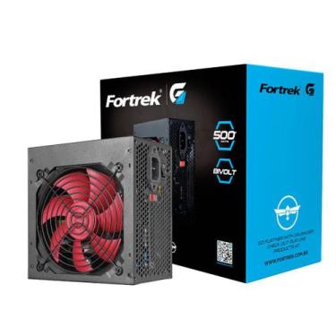 Imagem de Fonte gamer atx 500w crusader fortrek bivolt